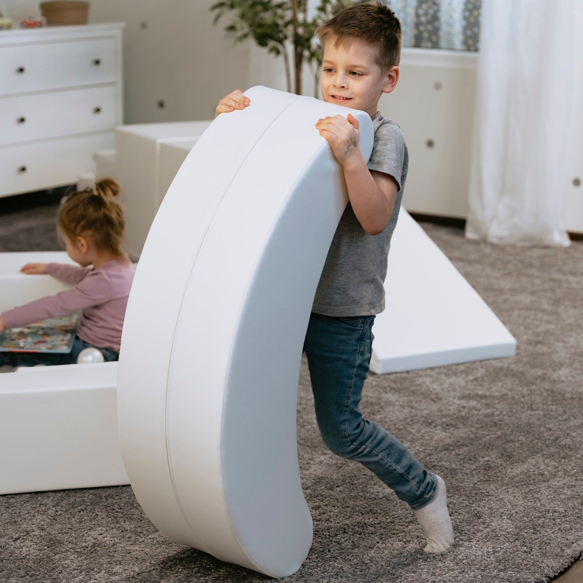 Soft Play Rocking Toy - White Banana