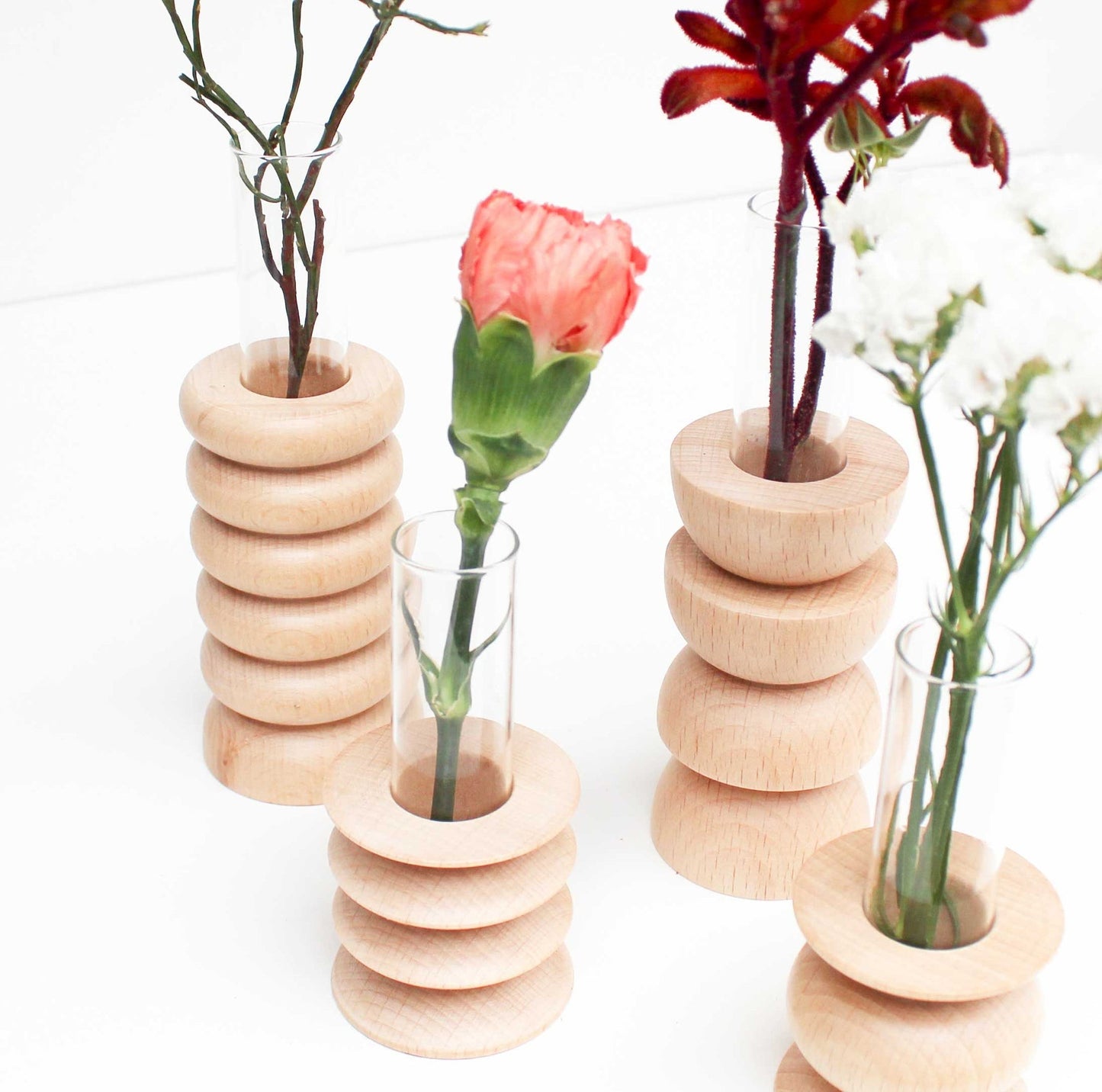 Totem Wooden Vase - Medium Nº 2