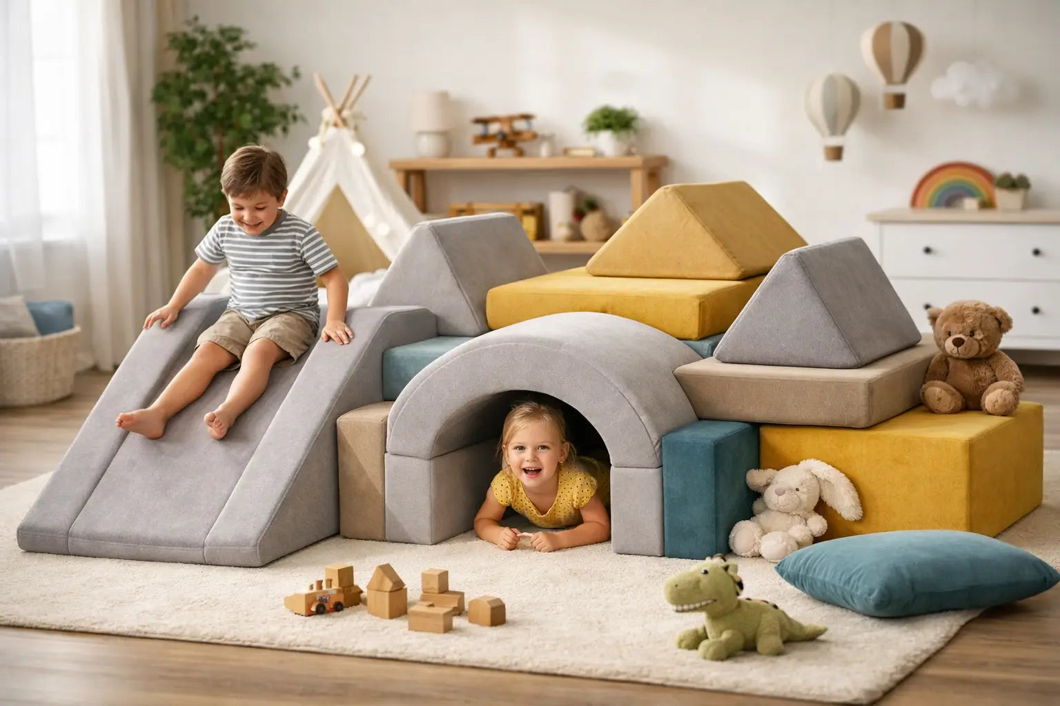 Spielsofa-Ideen fürs Kinderzimmer: 8 Räume