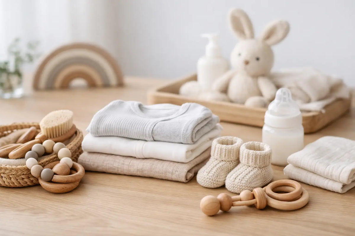 Minimalistische Baby Erstausstattung sinnvoll planen