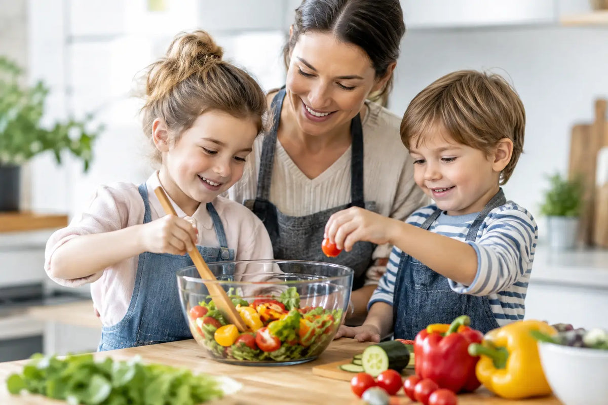 Wie Kinder beim Kochen mithelfen und lernen