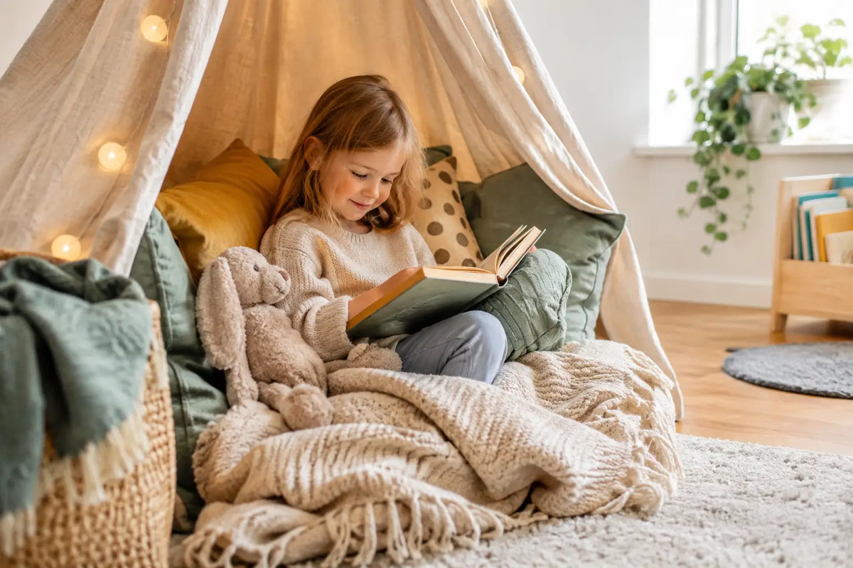 Kuschelecke für Kinder gestalten mit Gefühl