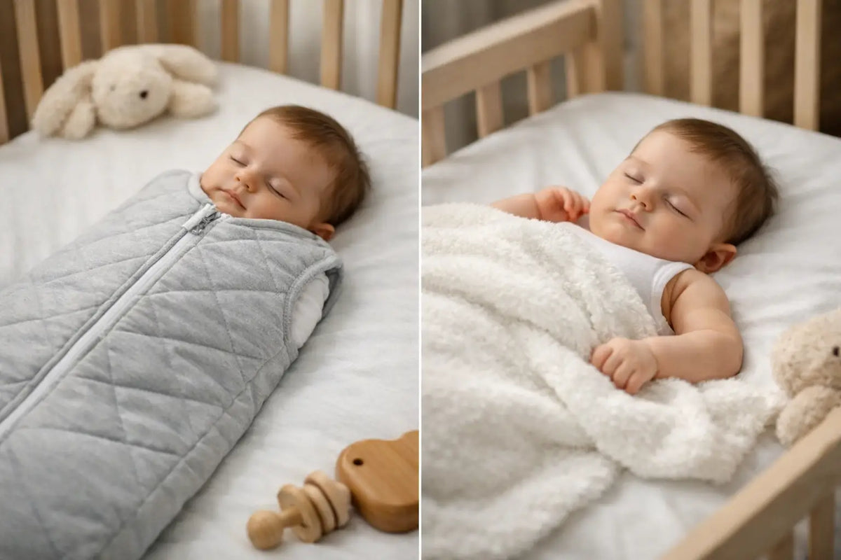 Baby Schlafsack oder Decke - was ist sicherer?