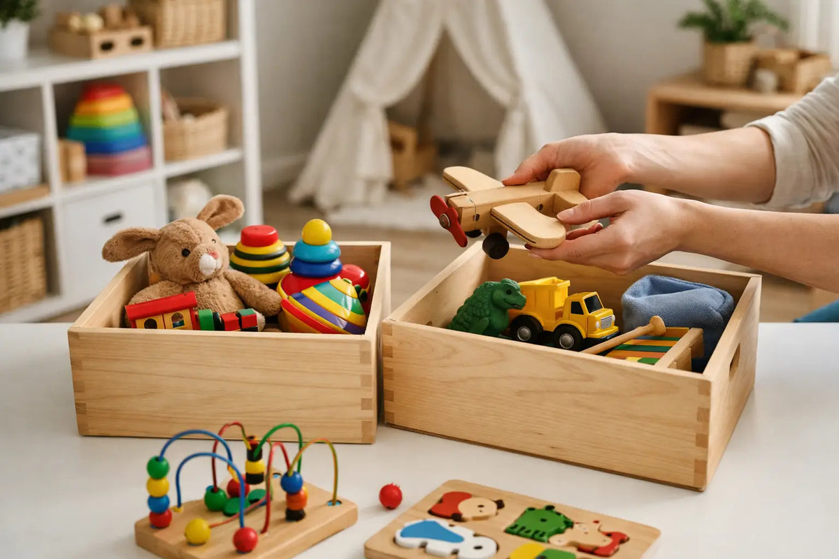 Spielzeugrotation im Alltag leicht umsetzen