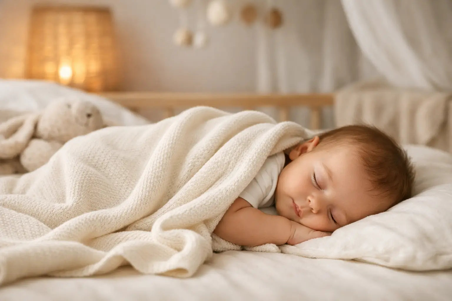 Babydecke aus Baumwolle für geborgene Nächte