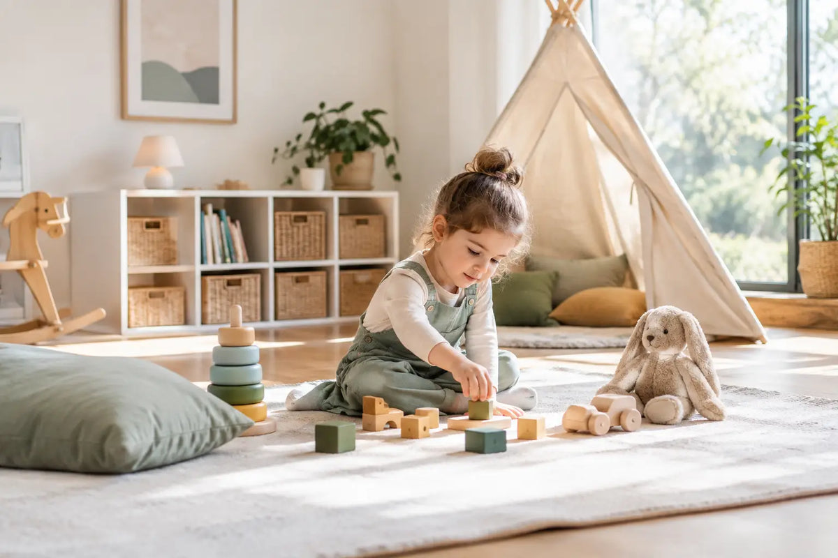 Kinderspielbereich zuhause gestalten mit Ruhe