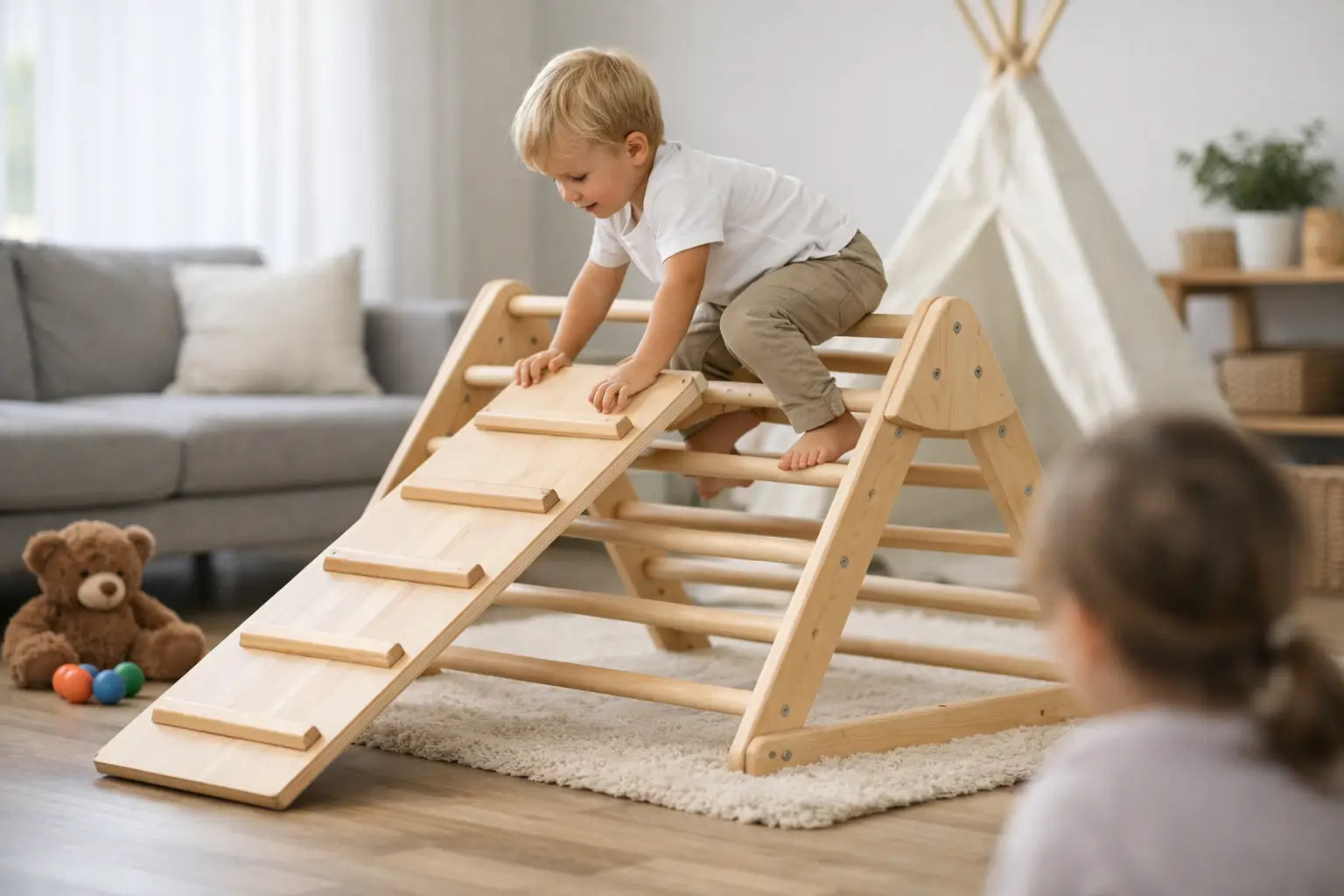 Wie sicher ist ein Kletterdreieck für Kinder?