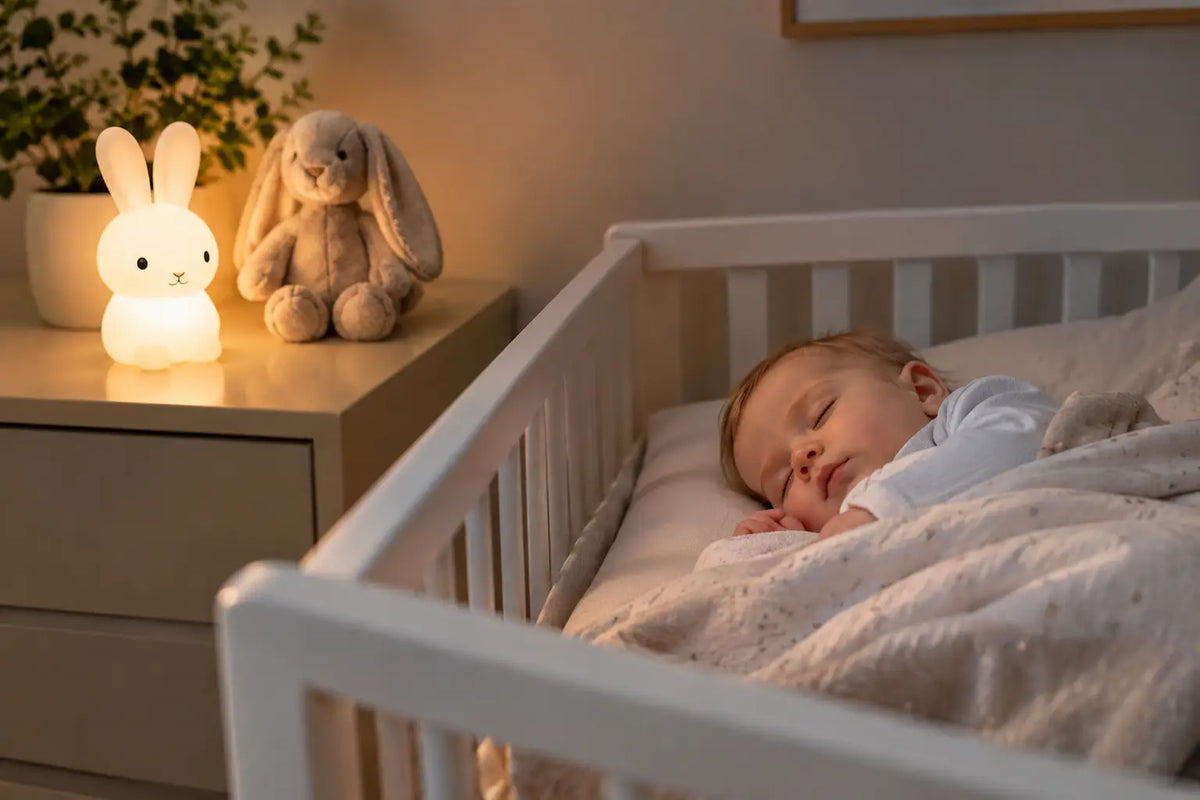 Nachtlicht im Babyzimmer beruhigend wählen