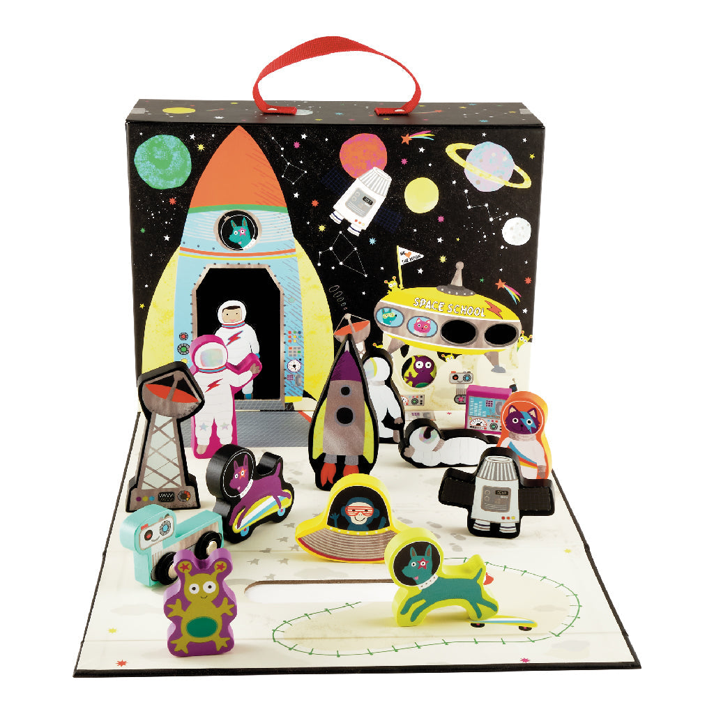 Spielbox Space mit Holzteilen – Produktbild 1
