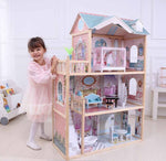 Puppenhaus Emily aus Holz mit LED-Beleuchtung – Produktbild 4