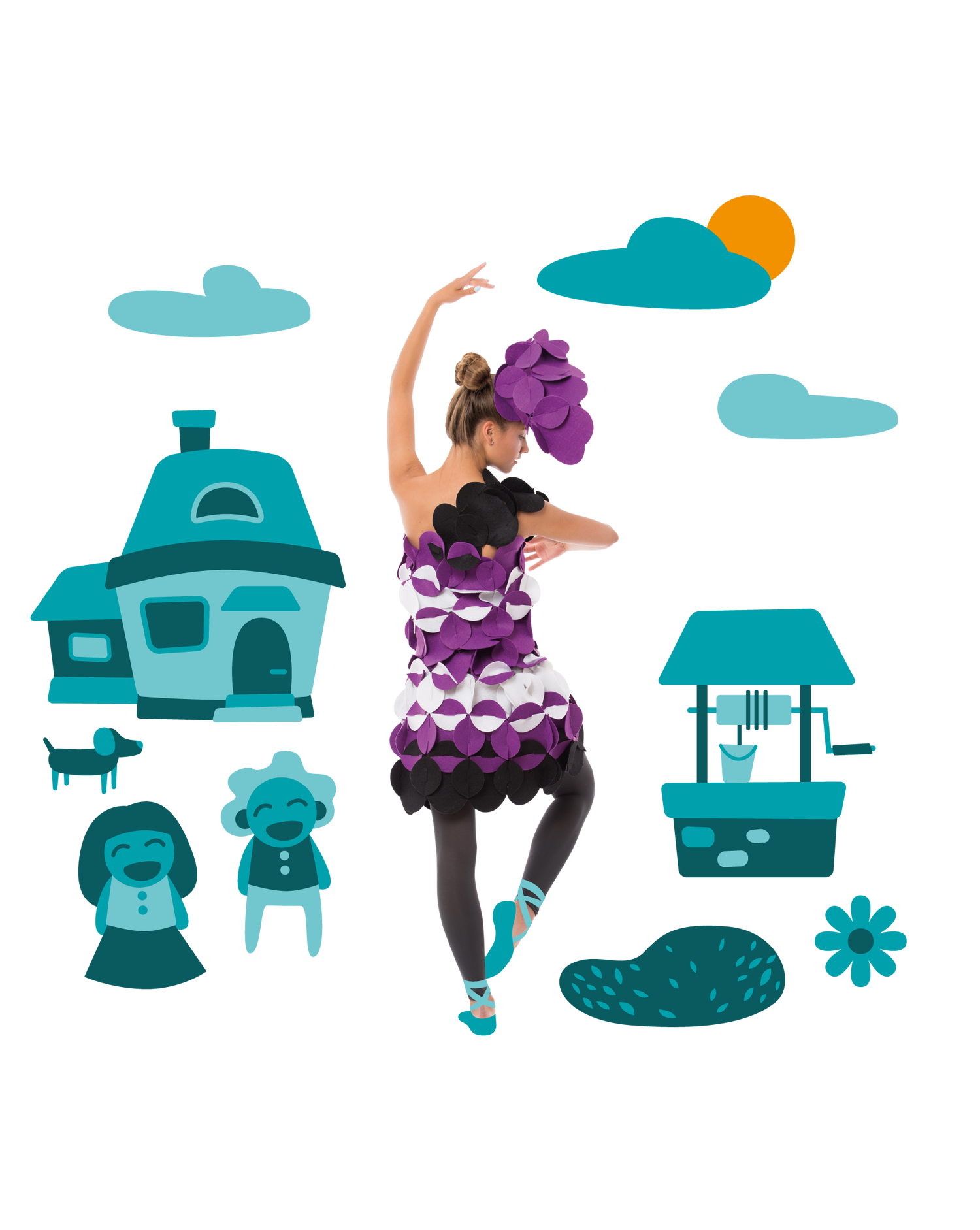 Kostüm-Puzzle – Aurora, die kreative Ballerina – Produktbild 2