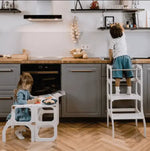 STEP’n’SIT® 2-in-1 Lernturm und Kindertisch – Grau – Produktbild 4