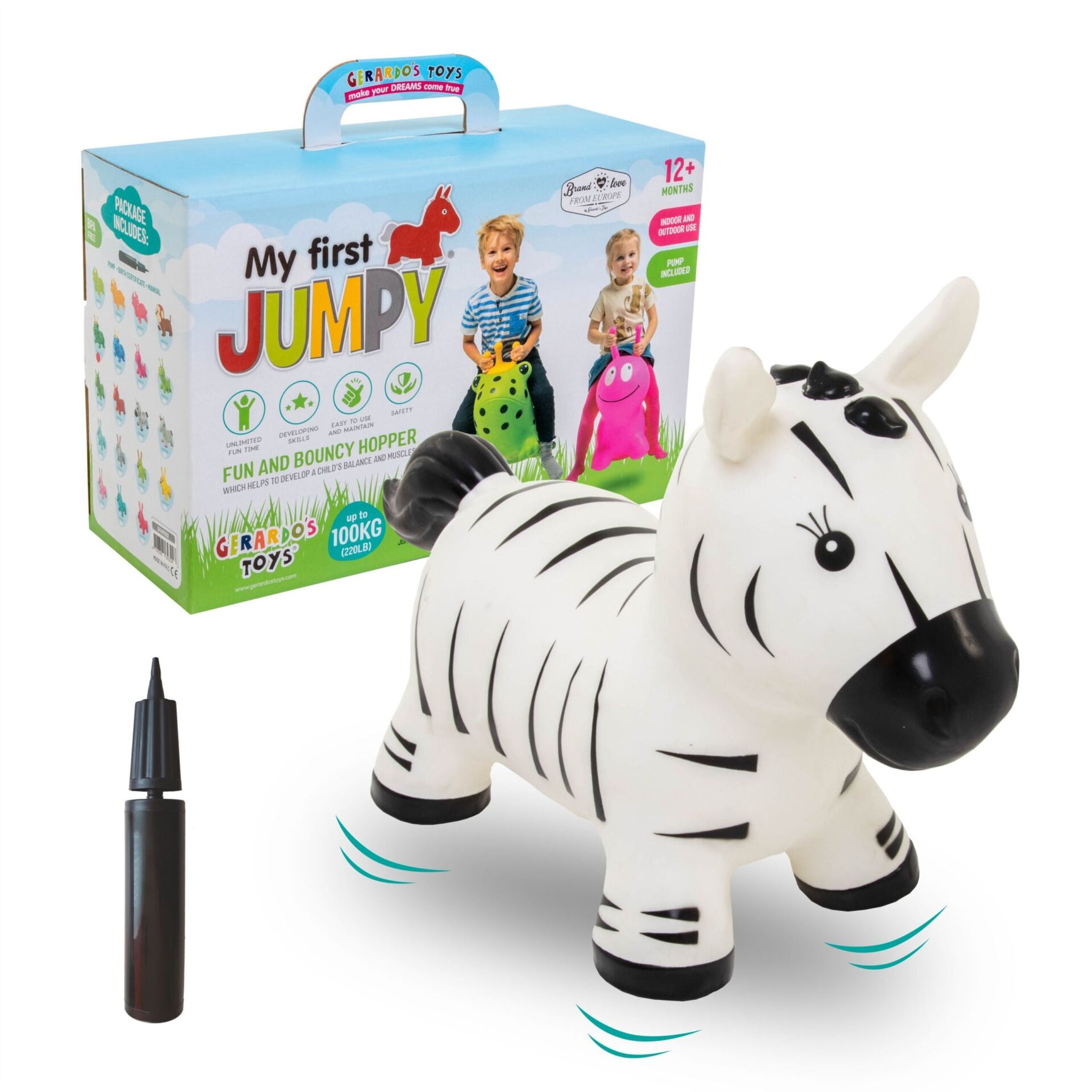 Hüpftier My First JUMPY – Zebra – Produktbild 3