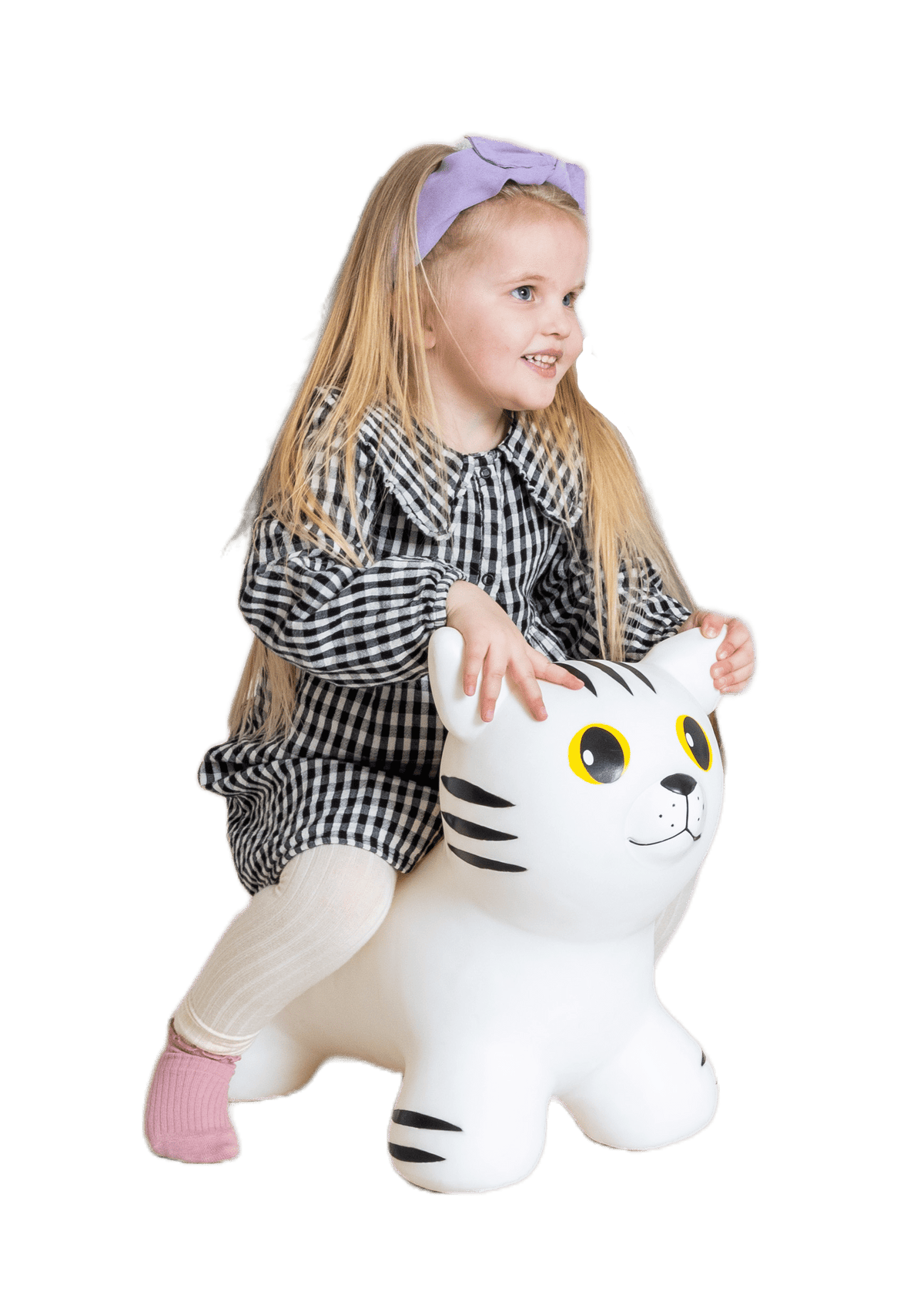 Hüpftier My First JUMPY – weiße Katze – Produktbild 3