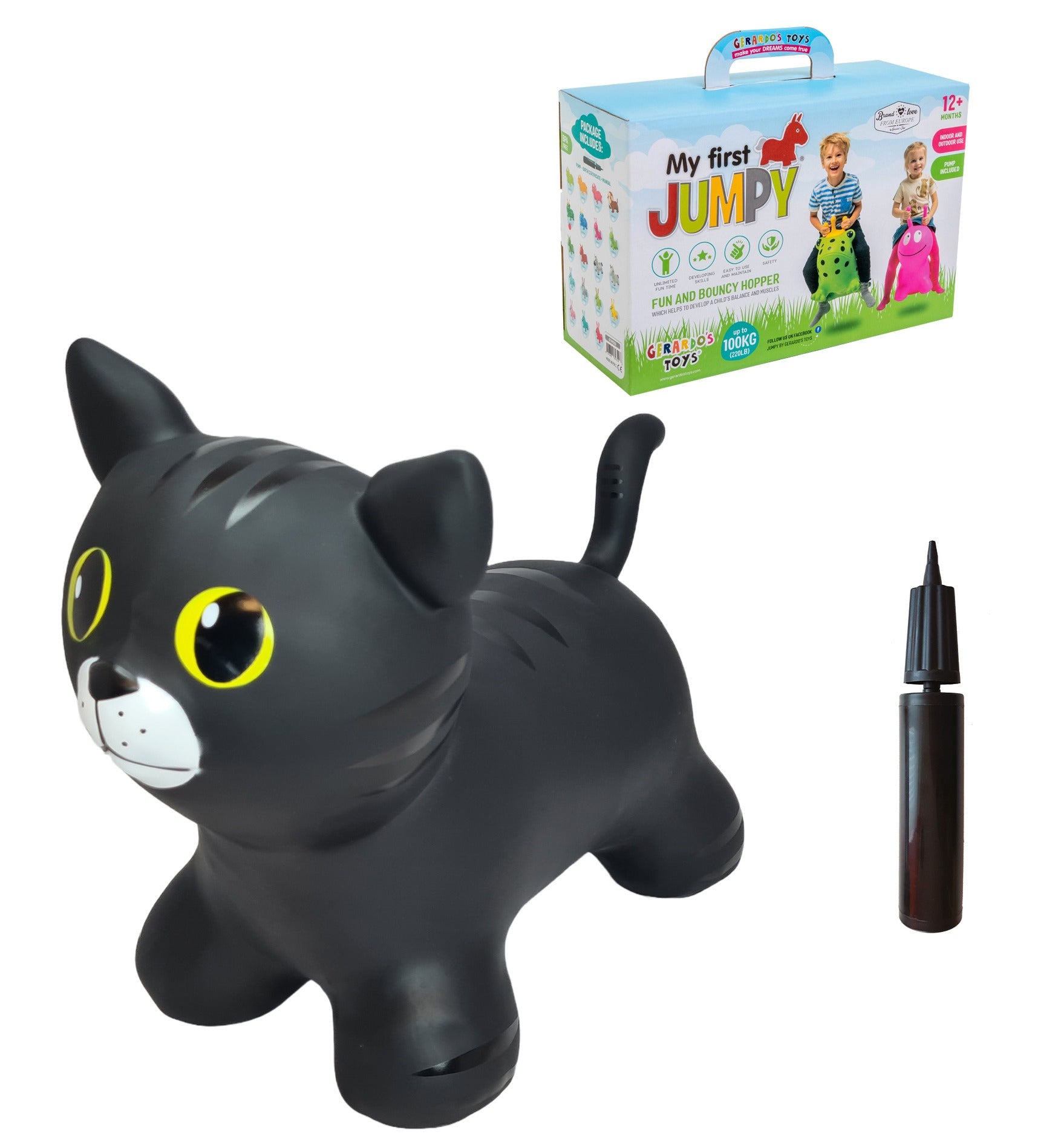 Hüpftier My First JUMPY – Schwarze Katze – Produktbild 2