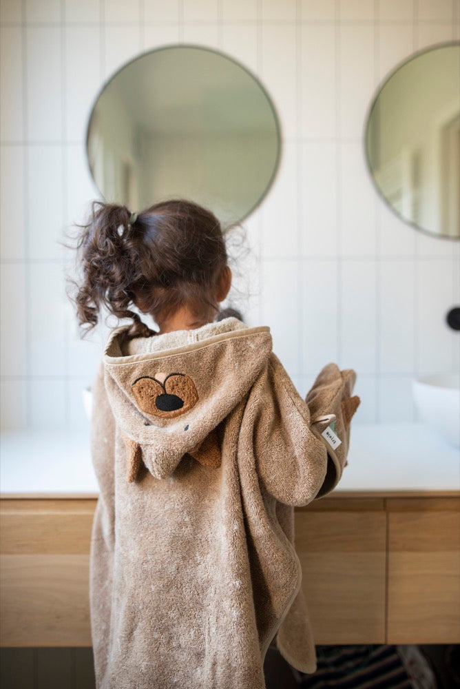 Badeponcho mit Kapuze für Kinder – Mr. Dog – Produktbild 2