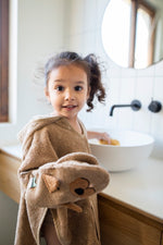 Badeponcho mit Kapuze für Kinder – Mr. Dog – Produktbild 3