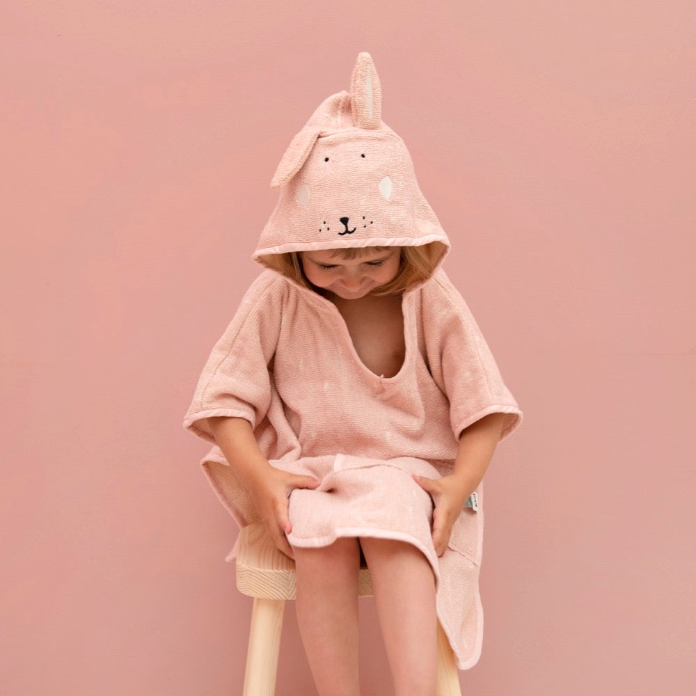 Badeponcho mit Kapuze für Kinder – Mrs. Rabbit – Produktbild 4