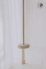 Kinderschaukel HopOn aus Bouclé – Sand – Produktbild 1