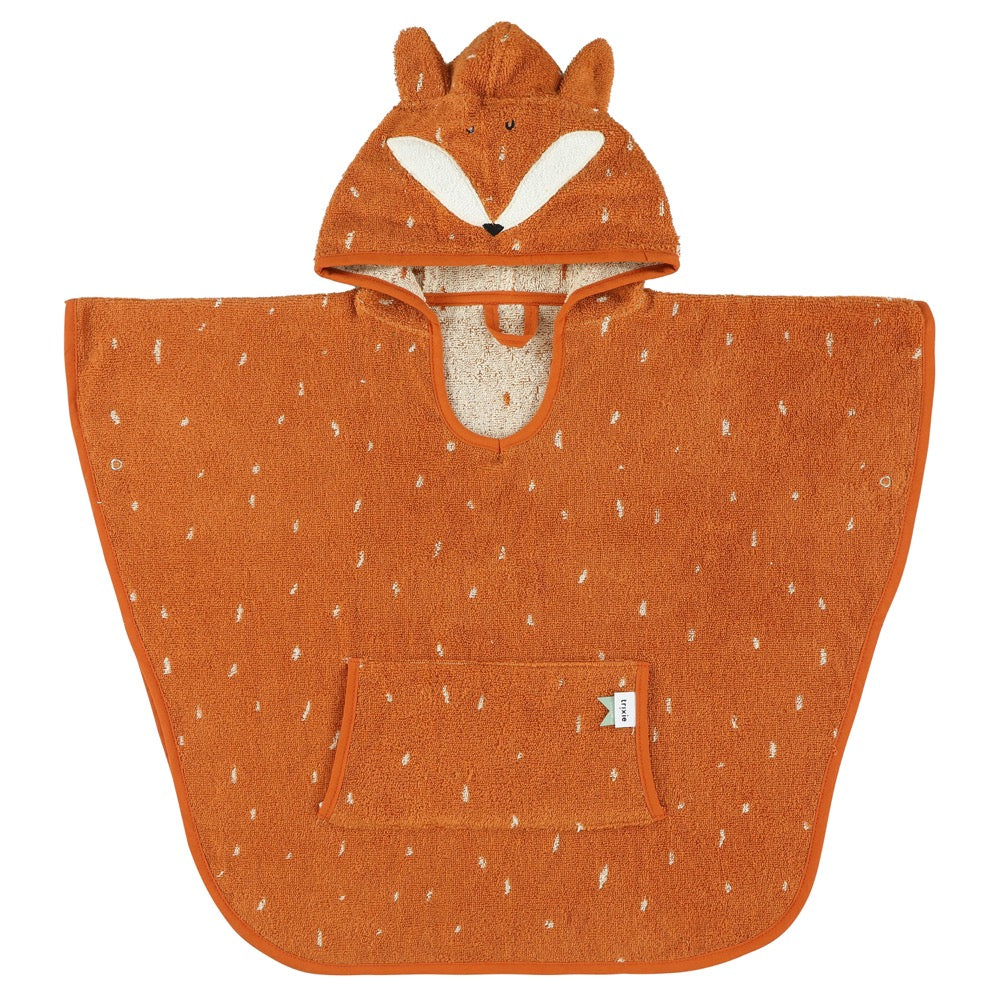 Badeponcho mit Kapuze für Kinder – Mr. Fox – Produktbild 1