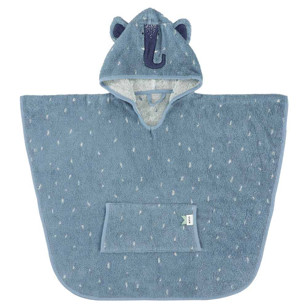 Badeponcho mit Kapuze für Kinder – Mrs. Elephant – Produktbild 2