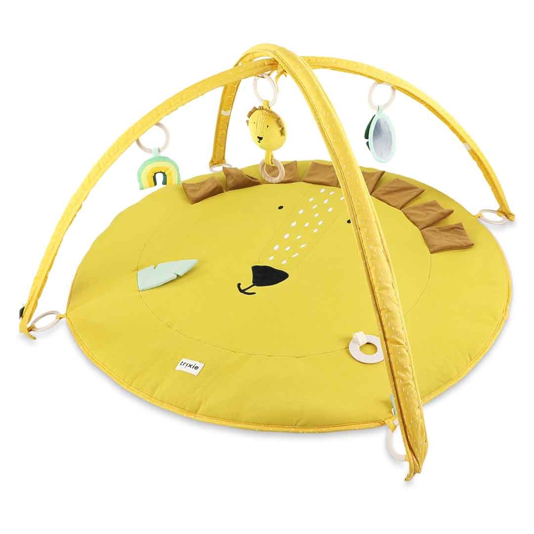 Baby-Spielmatte Mr. Lion mit Bögen – Aktivitäts-Spielbogen ab 3 Monaten