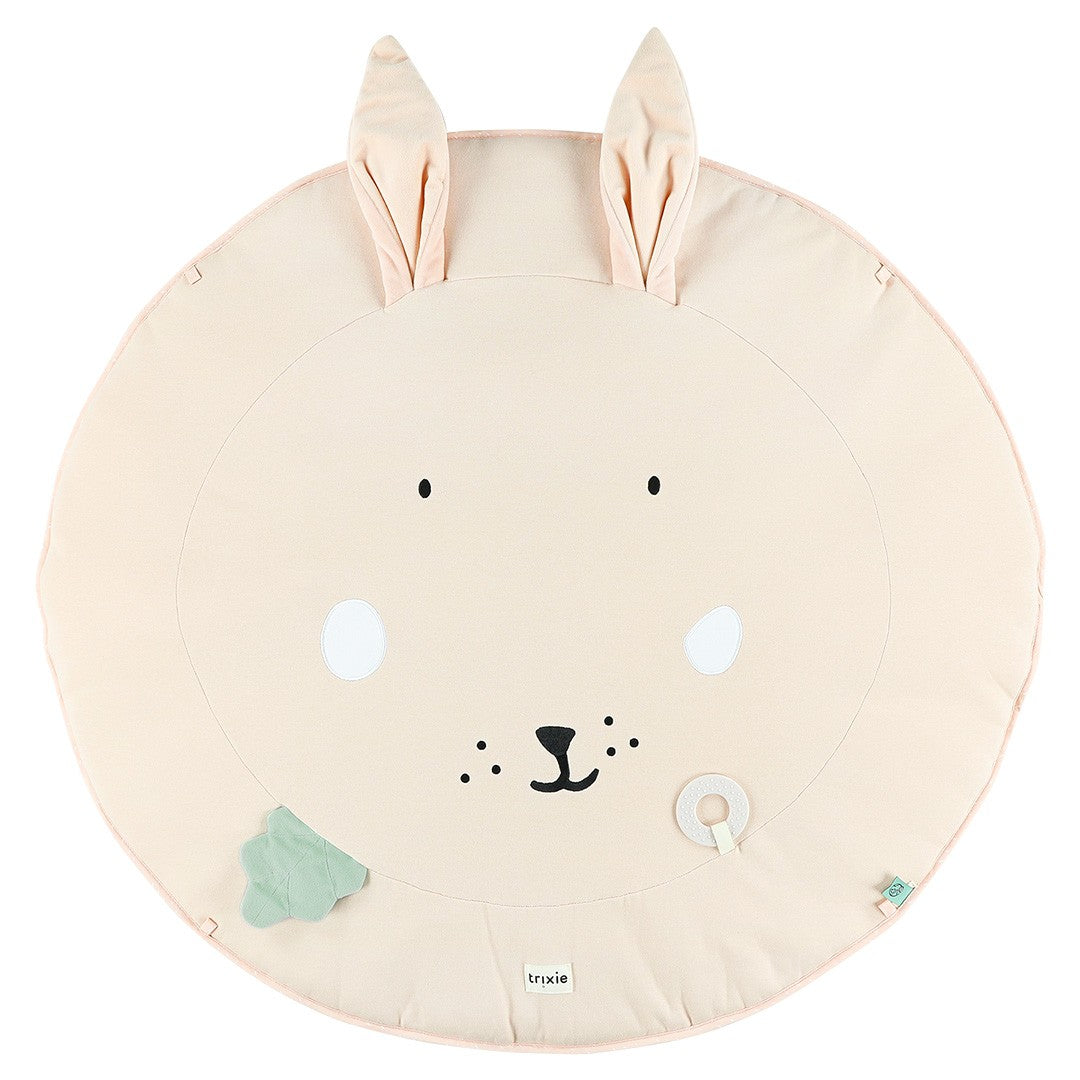 Baby-Spielmatte Mrs. Rabbit mit Bögen – Aktivitäts-Spielbogen ab 3 Monaten