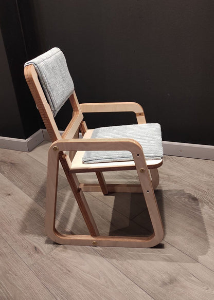 Adjustable Children Chair Julle - Mint Green