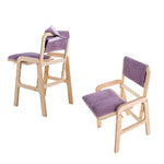 Luula Montessori Tisch & Stuhl Set höhenverstellbar – Kindertisch aus FSC-Birke Cannon Rosa