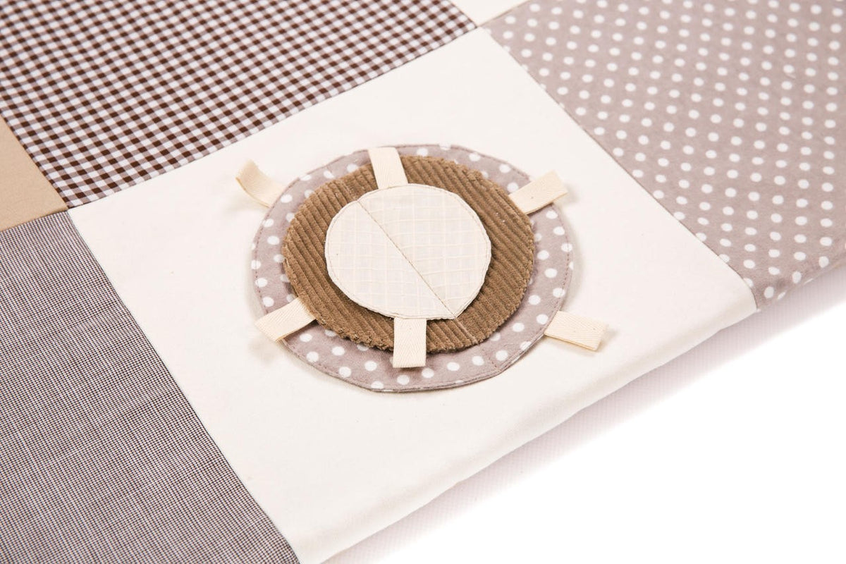 Baby-Spielmatte, 100x100cm – Braun – Produktbild 4