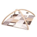 Baby-Spielmatte, 100x100cm – Braun – Produktbild 1