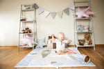 Baby-Spielmatte, 120x120cm – Blau – Produktbild 4