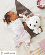 Baby-Spielmatte, 120x120cm – Rosa – Produktbild 3