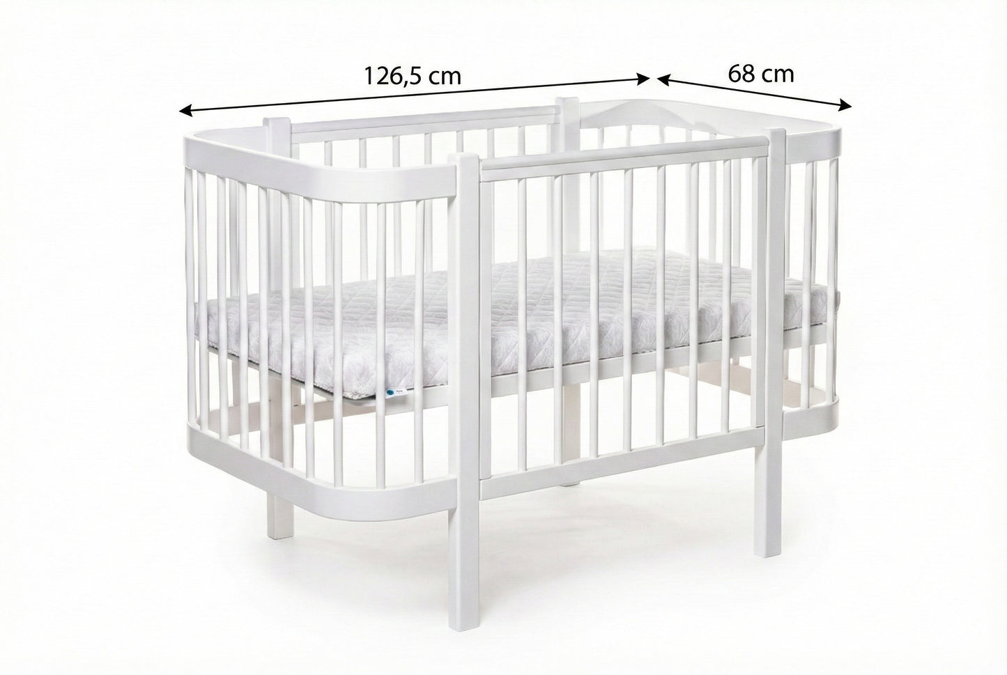 Baby Crib ELIN - White