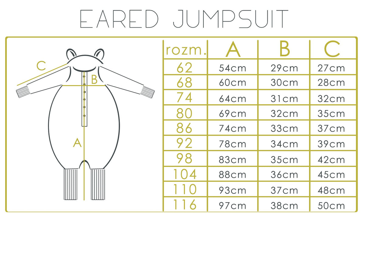 Baby-Jumpsuit Bär mit Kapuze & Ohren – Weicher Overall mit Bären-Print OEKO-TEX