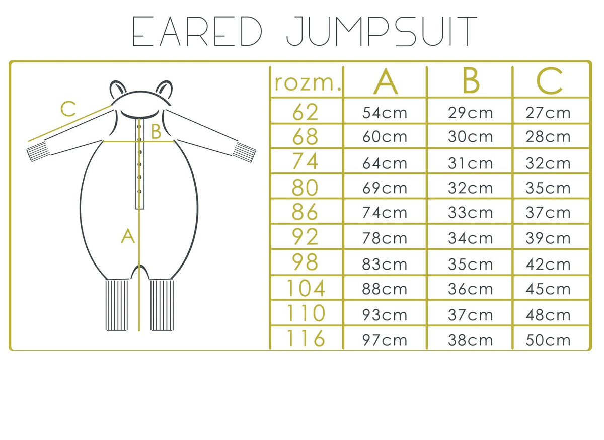 Baby-Jumpsuit Thistle on Violett – weicher Overall mit Kapuze und Ohren