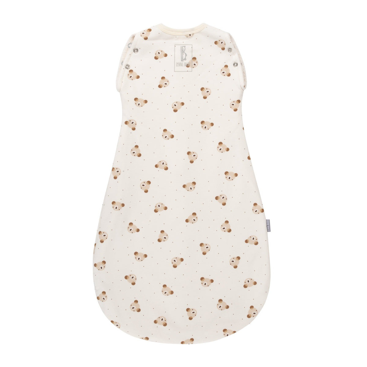 Baby Swaddle and Sleeping Bag 2.5 TOG – Beige / White