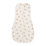 Baby Swaddle and Sleeping Bag 2.5 TOG – Beige / White