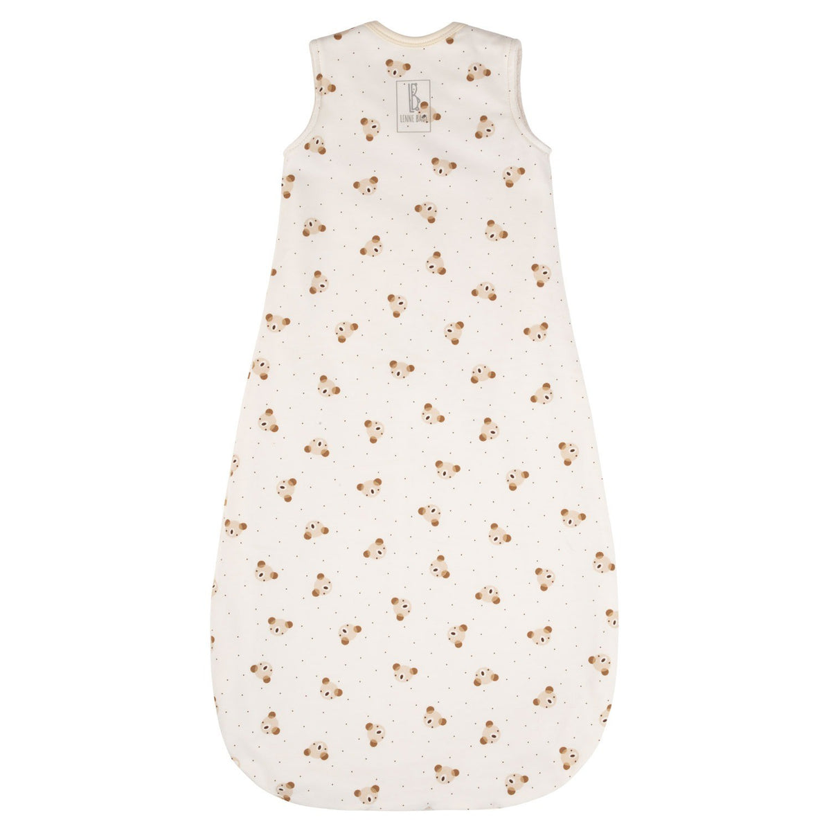 Baby Swaddle and Sleeping Bag 2.5 TOG – Beige / White, 6–24 Months