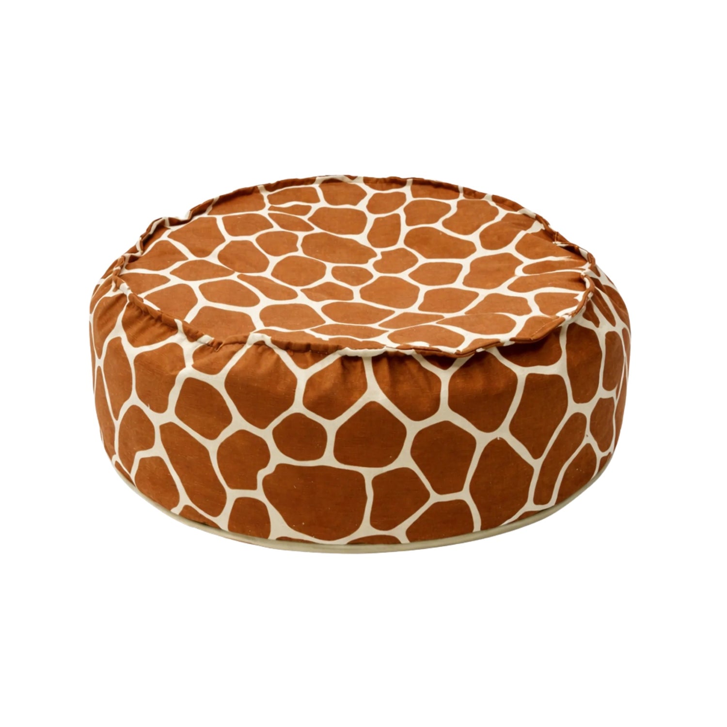 Runder Kinder Sitzsack Giraffen-Design – weicher Pouf mit waschbarem Bezug Ø 65 cm – Produktbild 2