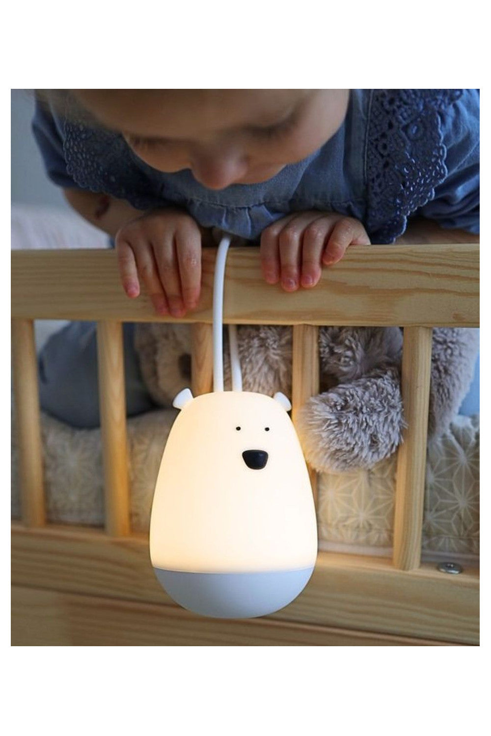 Hängendes Nachtlicht für Kinder – dimmbare LED-Schlummerleuchte mit Fernbedienung – Produktbild 3