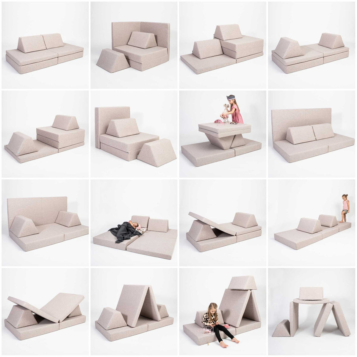 Spielmatratzen-Set – Beige – Produktbild 4