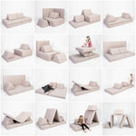 Spielmatratzen-Set – Beige – Produktbild 4