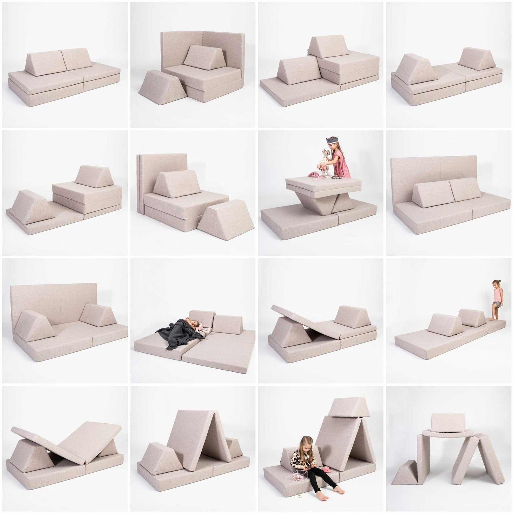 Spielmatratzen-Set – Beige – Produktbild 4