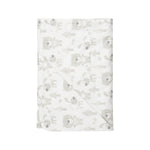 Beige and White Baby Blanket with Harness Slots