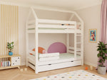ALPY House Bunk Bed with Ladder – 90x200 cm