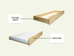 ATLAS Wooden Children's Bunk Bed – 90 × 200 cm