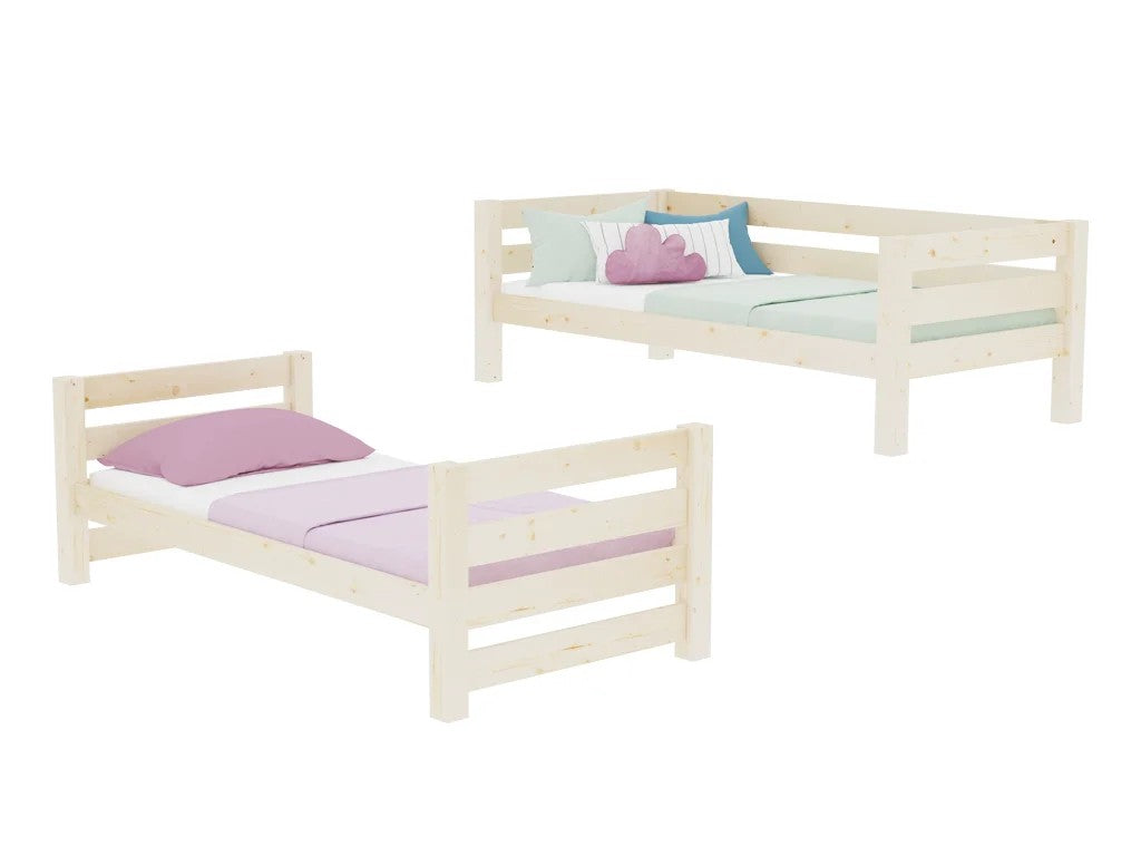 ATLAS Wooden Children's Bunk Bed – 90 × 200 cm