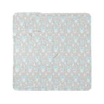 Blue Baby Blanket with Harness Slots