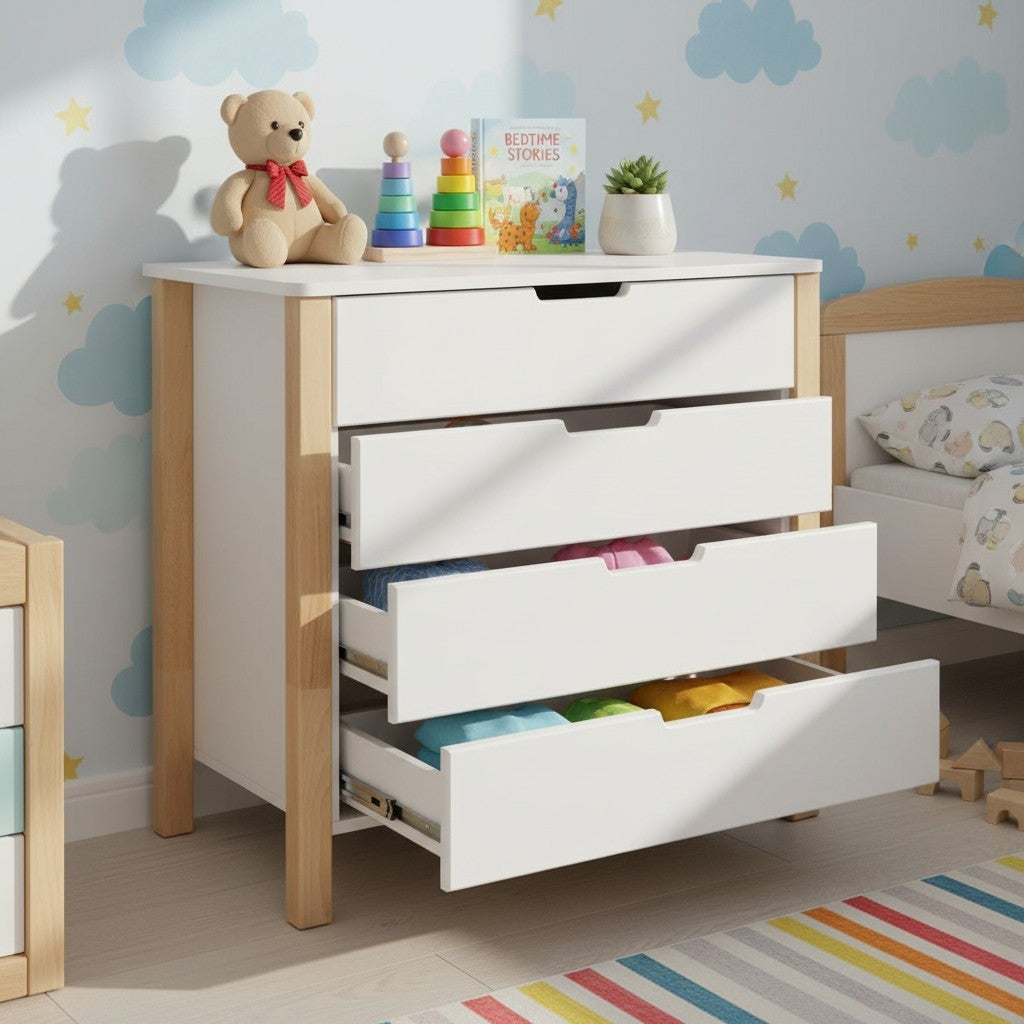 Wickelkommode ELIN – Natur / Weiß – Produktbild 3